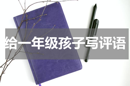 给一年级孩子写评语