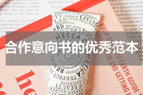 合作意向书的优秀范本