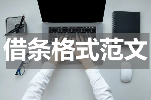 借条格式范文