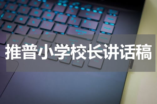 推普小学校长讲话稿