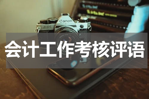 会计工作考核评语
