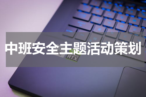 中班安全主题活动策划
