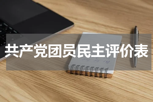 共产党团员民主评价表