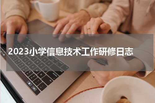 2023小学信息技术工作研修日志