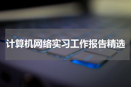 计算机网络实习工作报告精选
