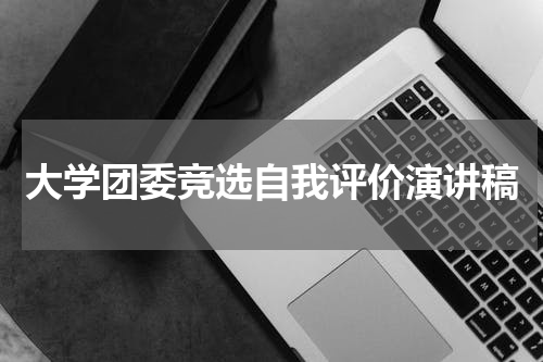 大学团委竞选自我评价演讲稿