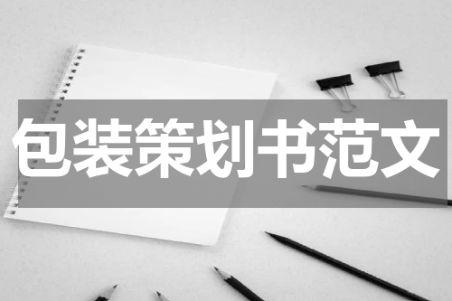 包装策划书范文