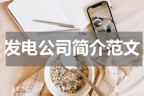 发电公司简介范文