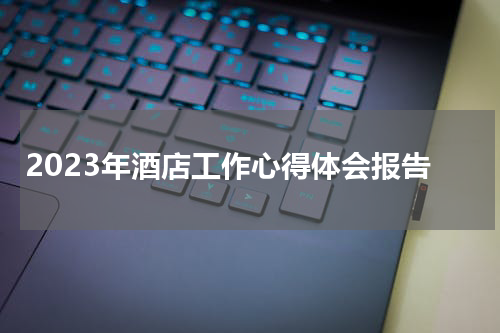 2023年酒店工作心得体会报告