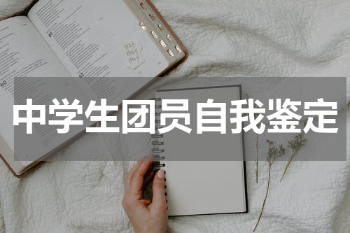 中学生团员自我鉴定