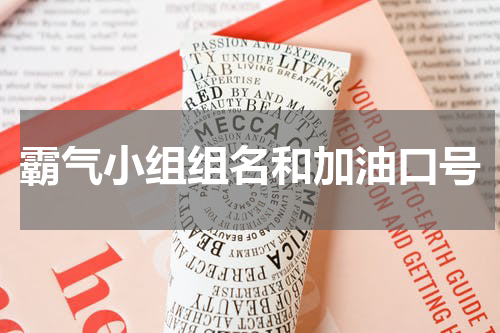 霸气小组组名和加油口号