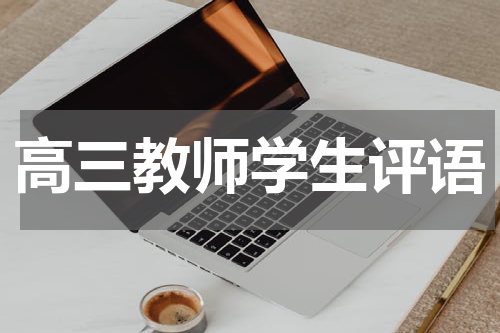 高三教师学生评语