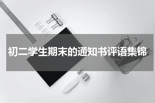 初二学生期末的通知书评语集锦