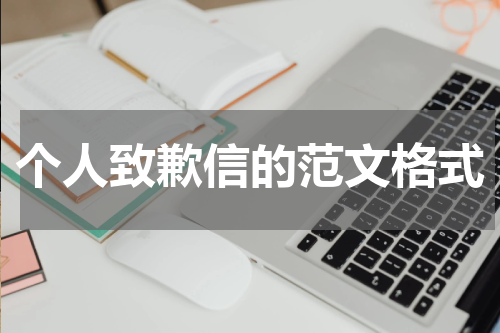 个人致歉信的范文格式