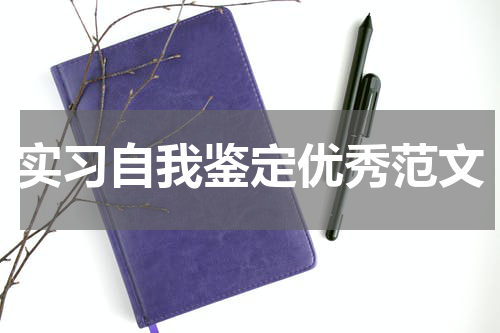 实习自我鉴定优秀范文