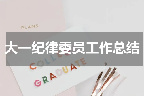 大一纪律委员工作总结