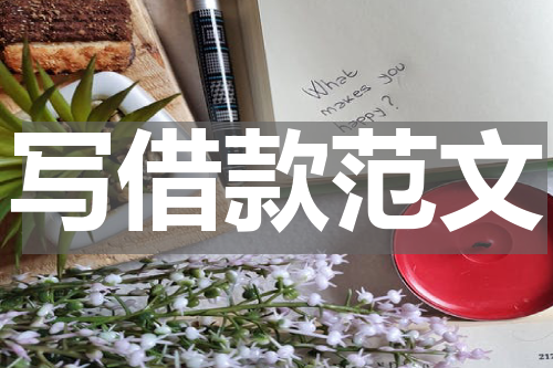 写借款范文