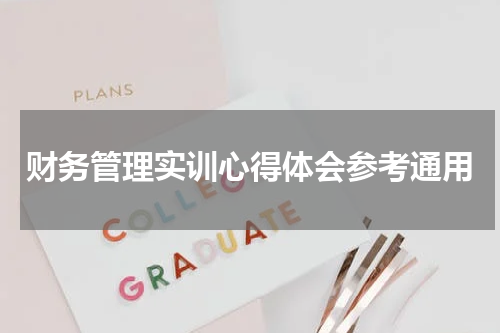 财务管理实训心得体会参考通用