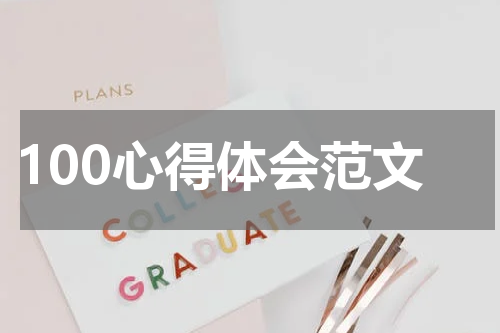 100心得体会范文