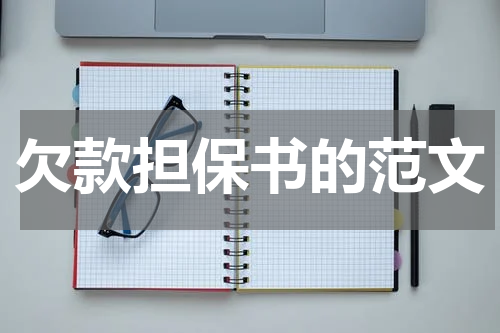 欠款担保书的范文