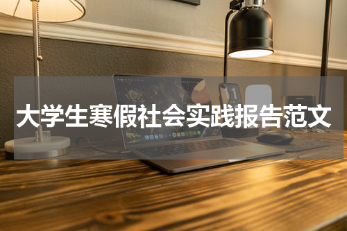大学生寒假社会实践报告范文