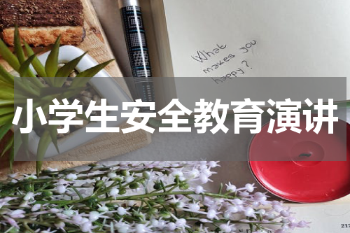 小学生安全教育演讲