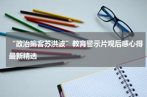 “政治掮客苏洪波”教育警示片观后感心得最新精选