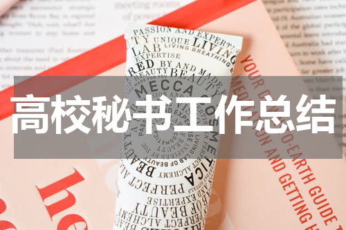 高校秘书工作总结