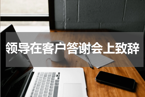领导在客户答谢会上致辞