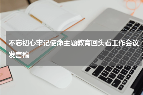 不忘初心牢记使命主题教育回头看工作会议发言稿