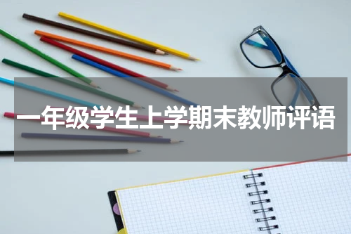 一年级学生上学期末教师评语