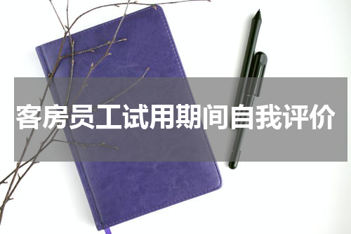 客房员工试用期间自我评价