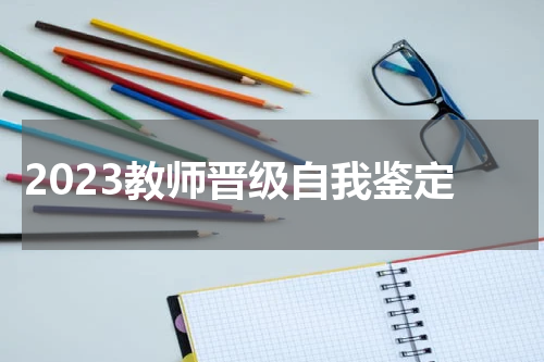 2023教师晋级自我鉴定