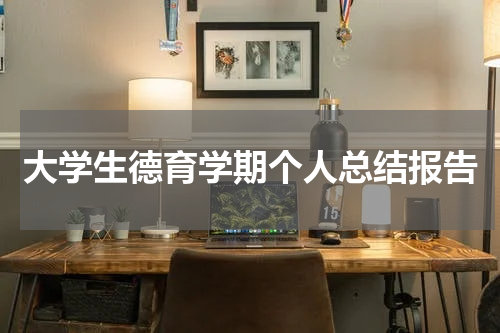 大学生德育学期个人总结报告