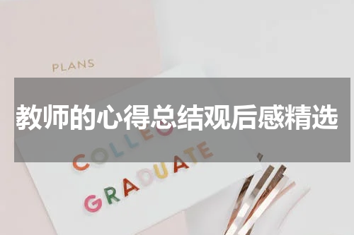 教师的心得总结观后感精选
