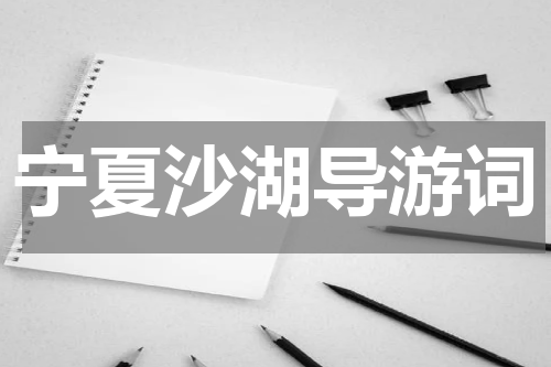 宁夏沙湖导游词