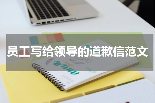 员工写给领导的道歉信范文