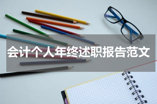 会计个人年终述职报告范文