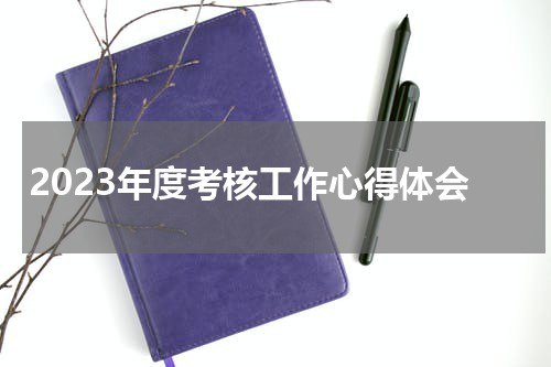 2023年度考核工作心得体会