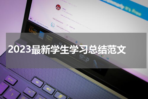2023最新学生学习总结范文