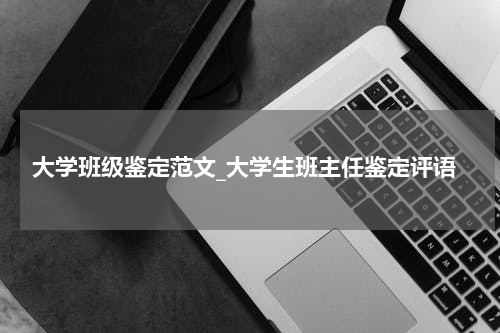 大学班级鉴定范文_大学生班主任鉴定评语