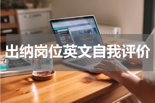 出纳岗位英文自我评价