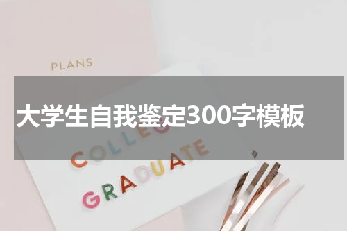 大学生自我鉴定300字模板