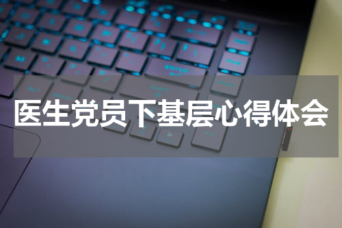 医生党员下基层心得体会