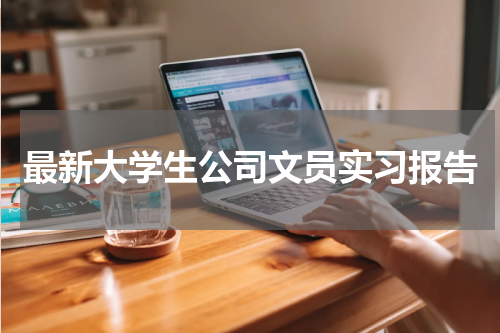 最新大学生公司文员实习报告