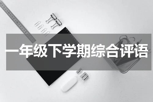 一年级下学期综合评语