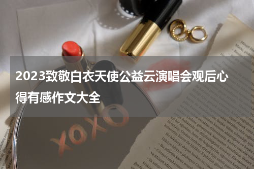 2023致敬白衣天使公益云演唱会观后心得有感作文大全