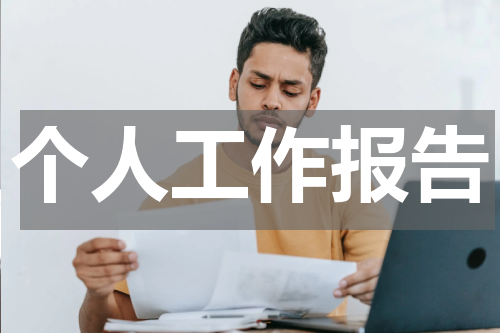 个人工作报告