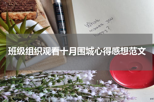 班级组织观看十月围城心得感想范文