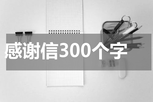 感谢信300个字